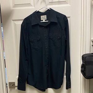 Tecovas Men's Dark Button Down Shirt